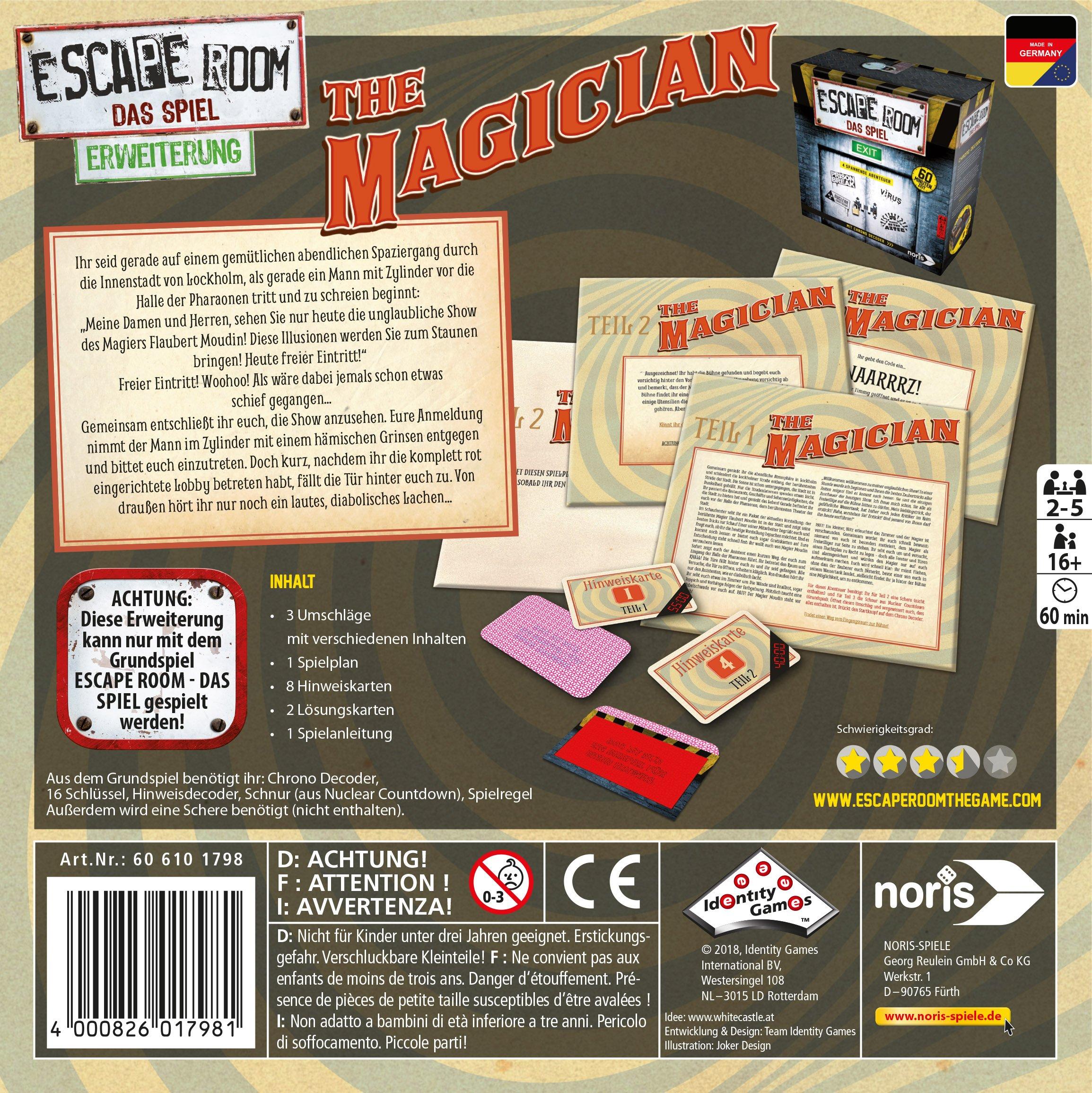 noris  Escape Room Das Spiel, the Magician, Deutsch 