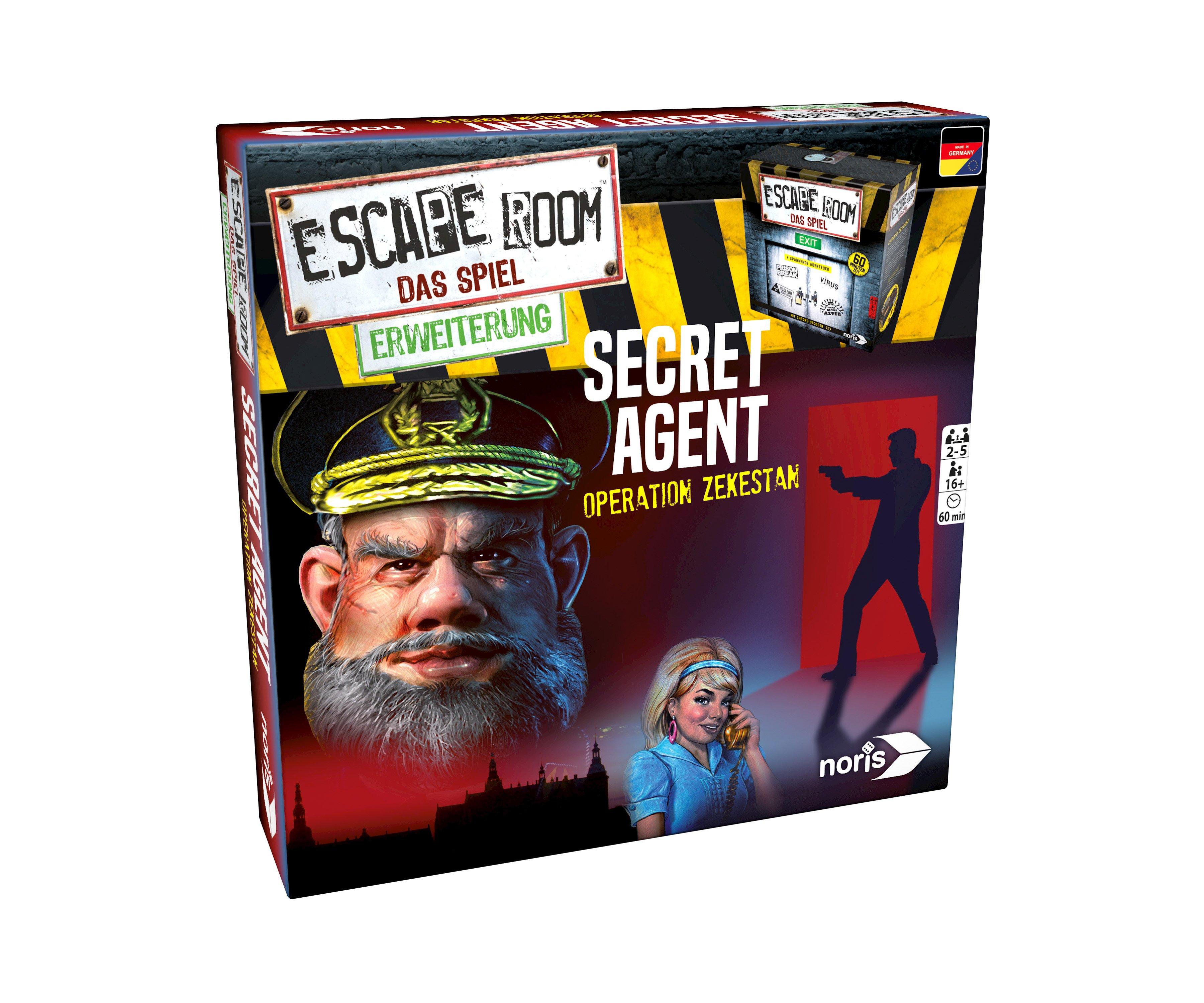Image of noris Escape Room Spiel Secret Agent, Deutsch
