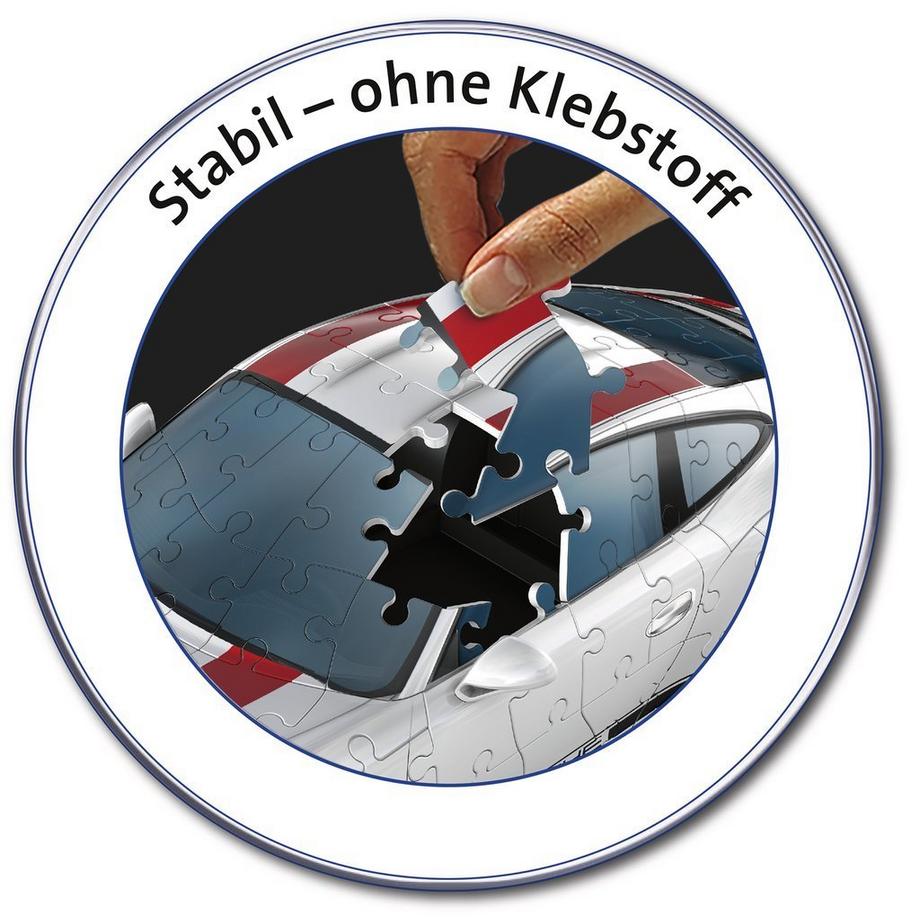 Ravensburger  3D puzzle Porsche 911R, 108 pezzi 