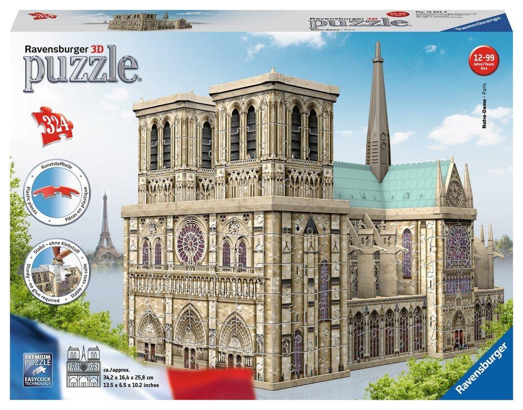 Ravensburger  3D Puzzle Notre Dame, 324 pièces 