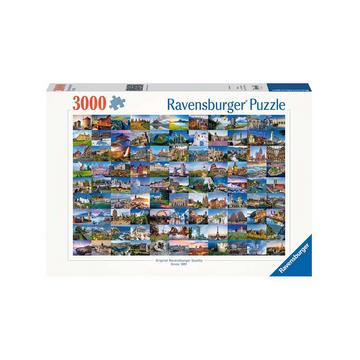 Puzzle 99 beautiful Places of Europe, 3000 pezzi