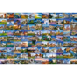 Ravensburger  Puzzle 99 beautiful Places of Europe, 3000 pezzi 