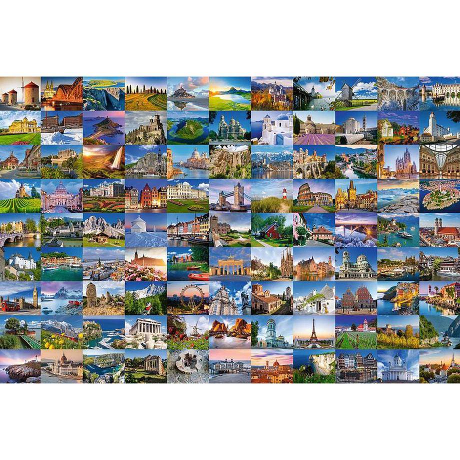 Ravensburger  Puzzle 99 beautiful Places of Europe, 3000 pezzi 