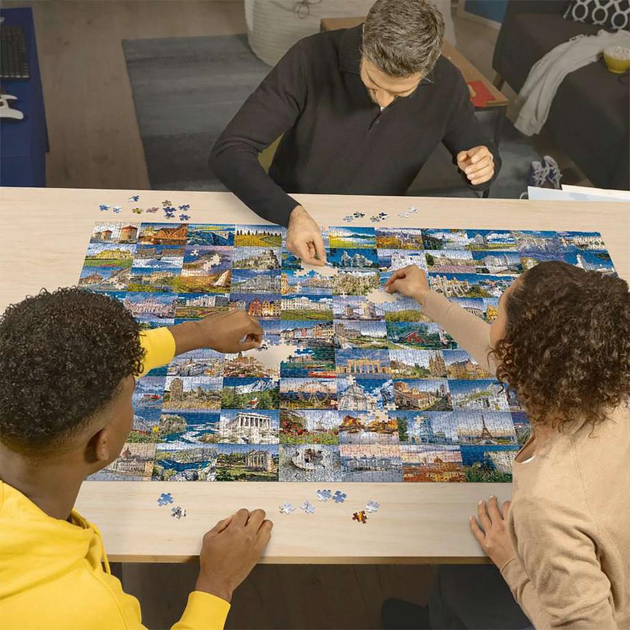 Ravensburger  Puzzle 99 beautiful Places of Europe, 3000 pezzi 