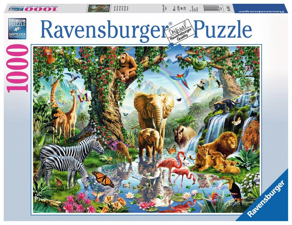 Ravensburger  Puzzle Avventura nella giungla, 1000 pezzi 