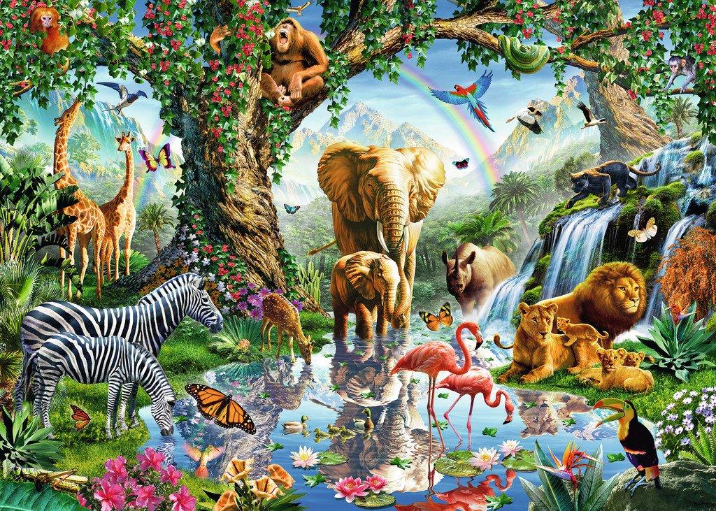 Ravensburger  Puzzle aventure dans la jungle, 1000 pièces 