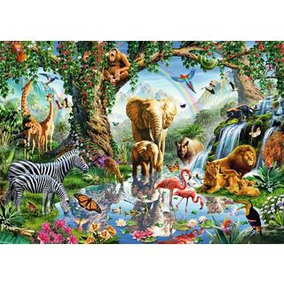 Ravensburger  Puzzle Avventura nella giungla, 1000 pezzi 