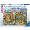 Ravensburger  Puzzle Sehenswürdigkeiten weltweit, 1000 Teile 