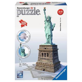 Ravensburger  Puzzle 3D statua della libertà 108 pezzi 