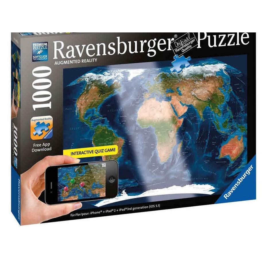 Ravensburger  Reality Puzzle mappemonde satellitaire 