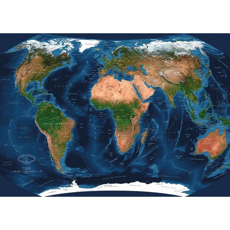 Ravensburger  Reality Puzzle mappemonde satellitaire 