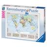 Ravensburger  Puzzle carte du monde, 1000 pièces 