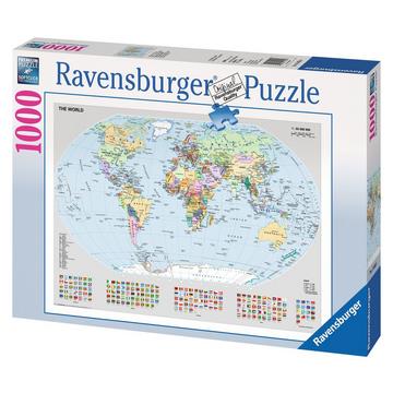 Puzzle mappamondo, 1000 pezzi