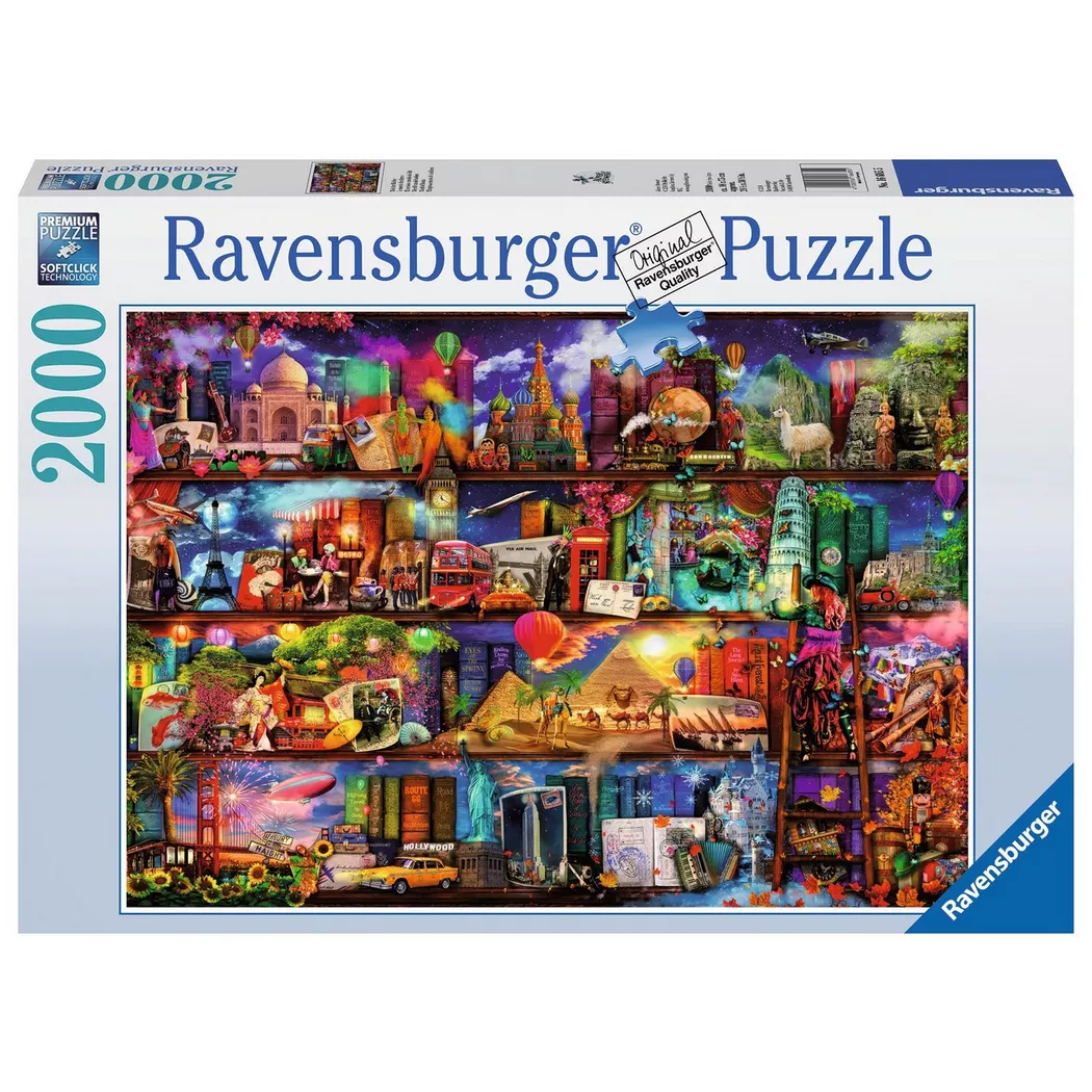 Ravensburger - Puzzle Welt der Bücher, 2000 Teile