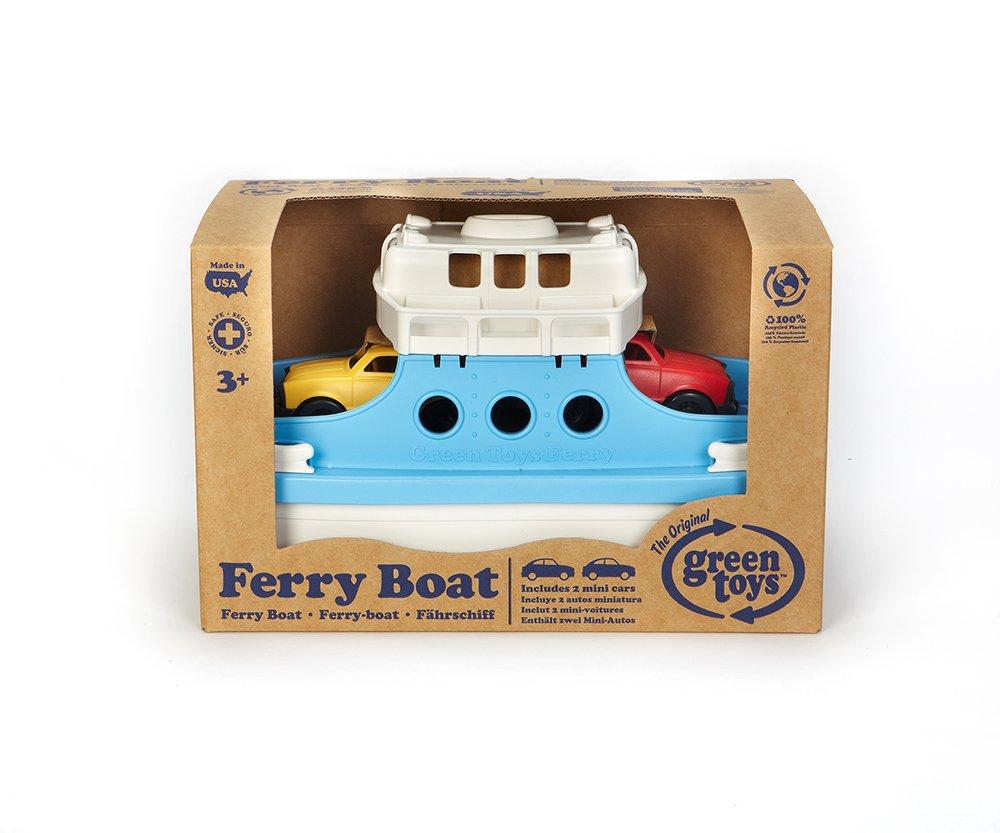 green toys  Bateau avec voitures 