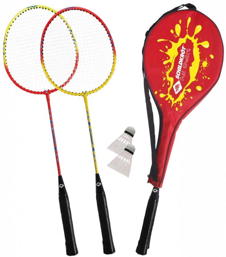 SCHILDKRÖT  Badminton Schläger-Set für 2 Spieler 