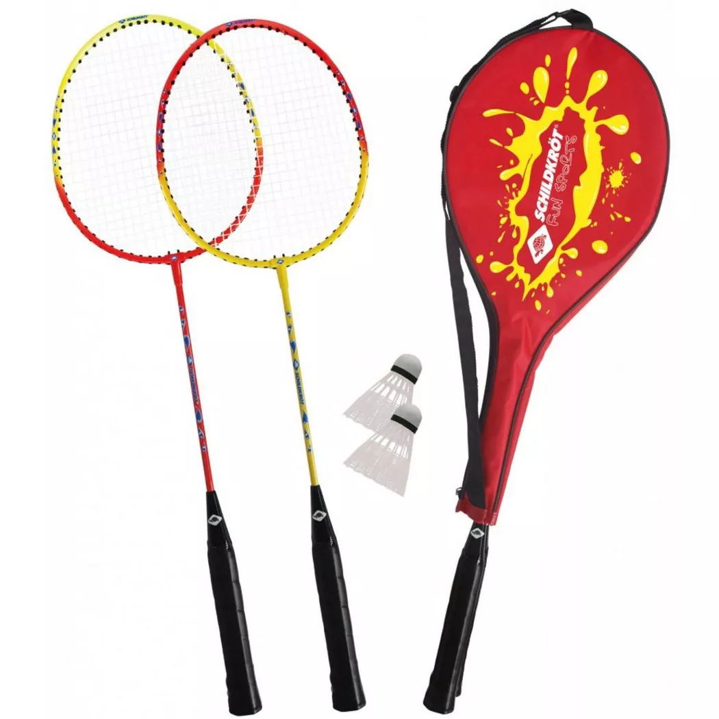 Schildkröt - Badminton Schläger-Set für 2 Spieler, Multicolor