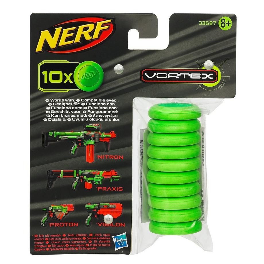 NERF  Vortex Nachfüllpack 10 Stk. 