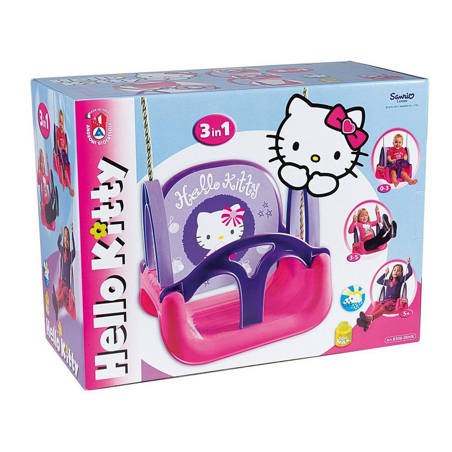   Altalena per bambini 3 in 1 'Hello Kitty' 