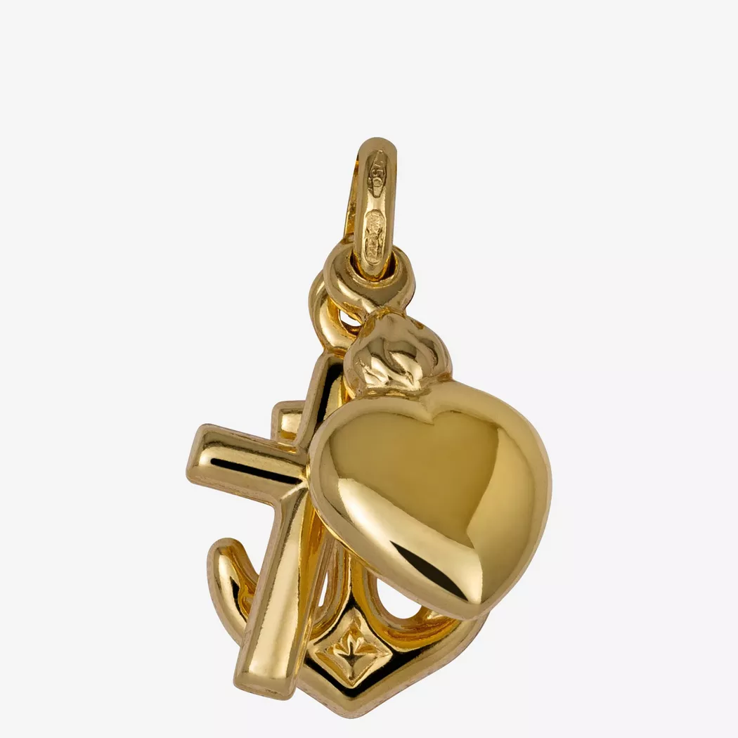 L' Atelier Gold 18 Karat by Manor - Anhänger, One Size, Gelbgold
