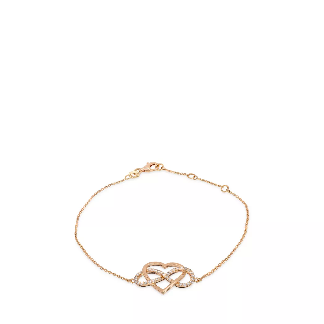 ZEN DIAMOND - Armband, 18.5CM, Roségold