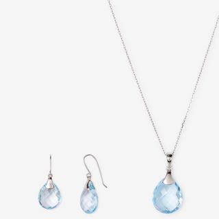 L' Atelier Gold 18 Karat by Manor  Set Collier/Ohrschmuck 