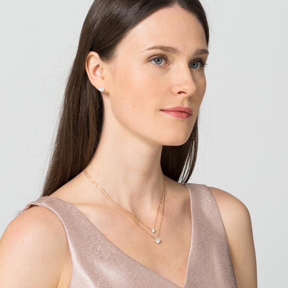 L' Atelier Gold 18 Karat by Manor  Parure collana/orecchini 