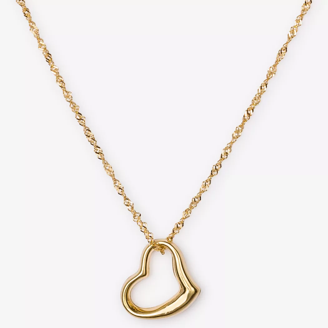L' Atelier Gold 18 Karat by Manor - Halskette mit Anhänger, 40cm, Gelbgold