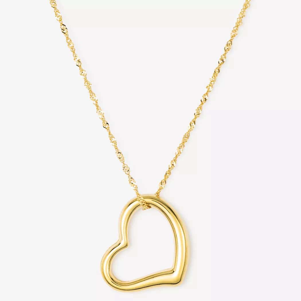 L' Atelier Gold 18 Karat by Manor - Halskette mit Anhänger, 42cm, Gelbgold 2