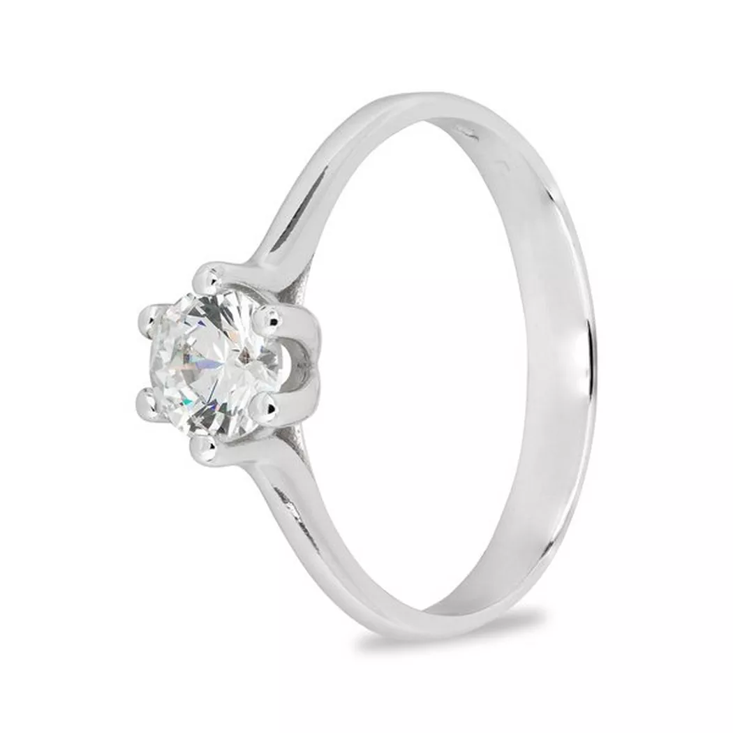 L' Atelier Gold 18 Karat by Manor - Ring, 52, Weissgold 9