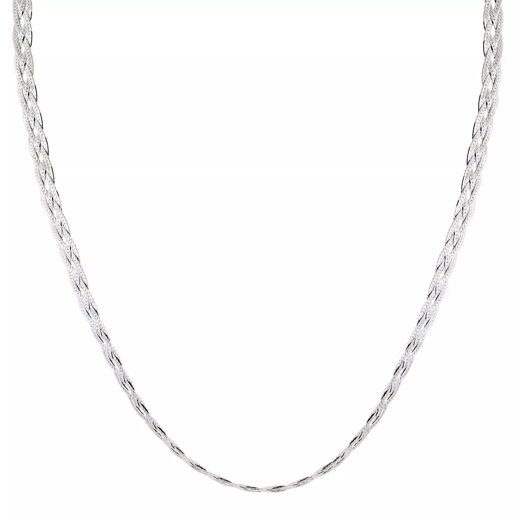 L' Atelier Gold 18 Karat by Manor - Collier kurz, 42cm, Weissgold