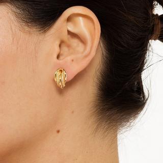 L' Atelier Gold 18 Karat by Manor  Orecchini a bottone 