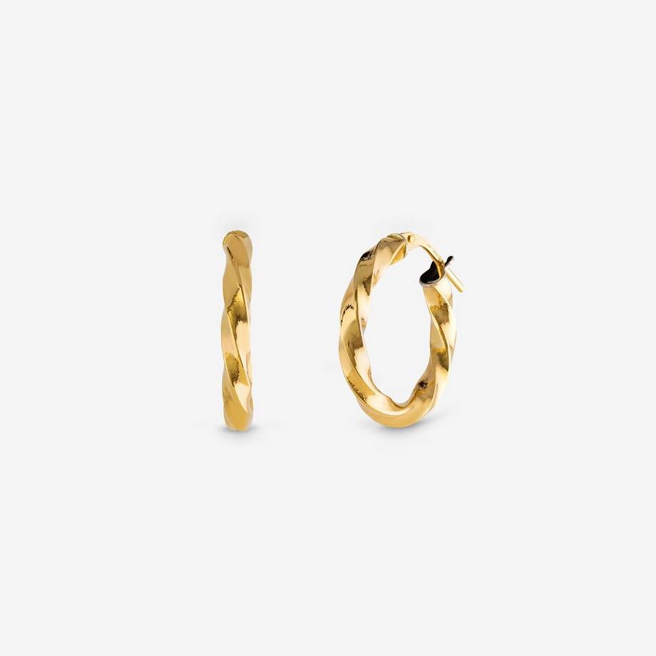 L' Atelier Gold 18 Karat by Manor  Créoles 