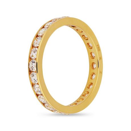L' Atelier Gold 18 Karat by Manor  Anello con zircone sintetico 