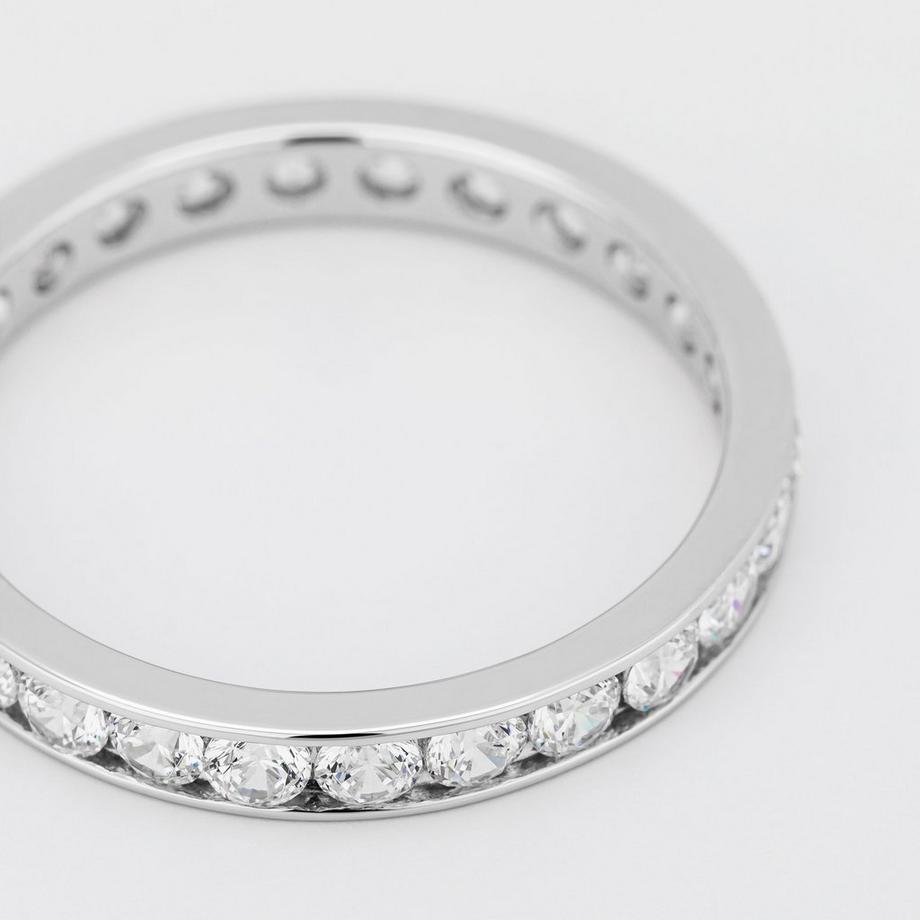 L' Atelier Gold 18 Karat by Manor  Bague avec zirconia synth. 