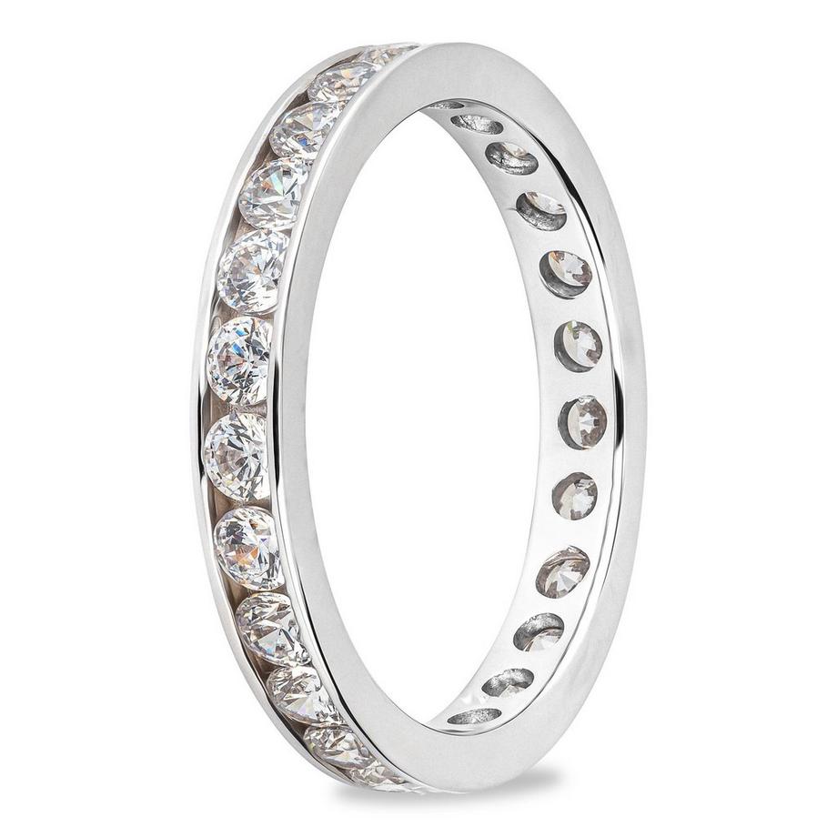 L' Atelier Gold 18 Karat by Manor  Bague avec zirconia synth. 