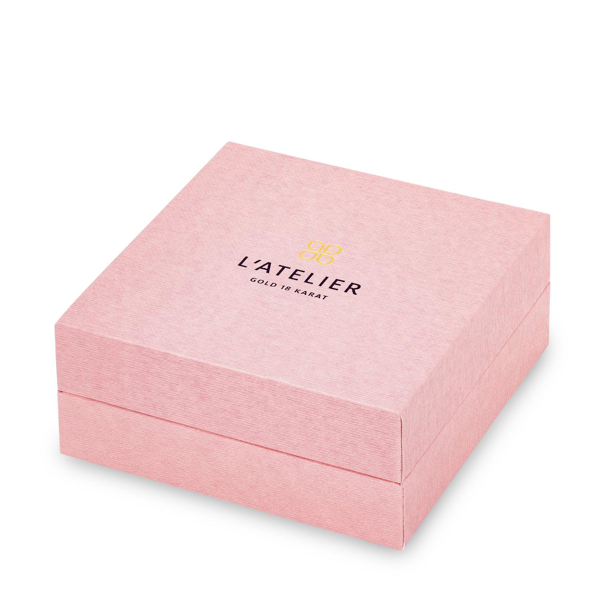 L' Atelier Gold 18 Karat by Manor  Anello con zircone sintetico 