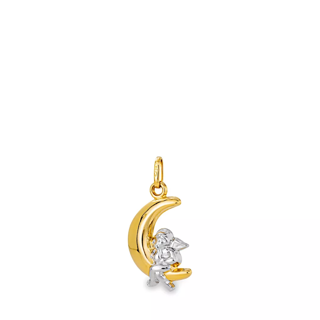 L' Atelier Gold 18 Karat by Manor - Anhänger, One Size, Zweifarbig 2