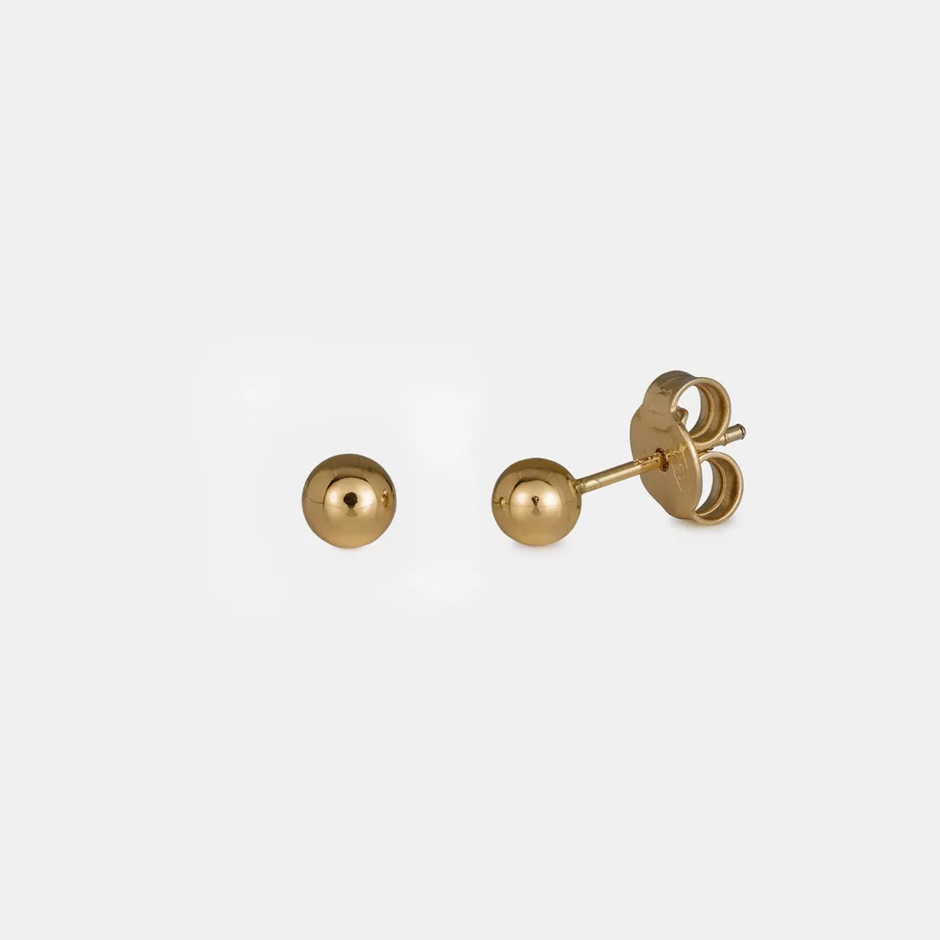 L' Atelier Gold 18 Karat by Manor - Ohrstecker, One Size, Gelbgold 6