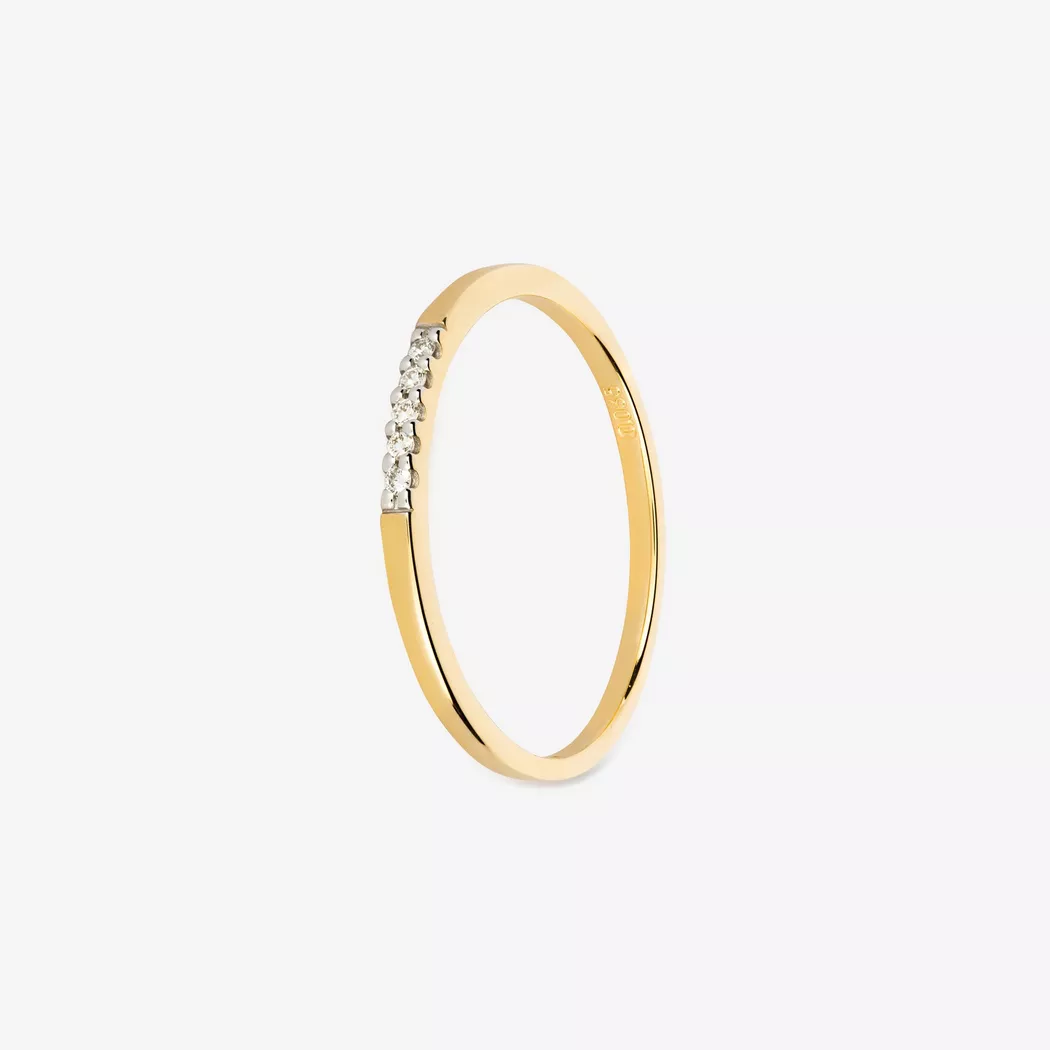 L' Atelier Gold 18 Karat by Manor - Ring, 56, Gelbgold