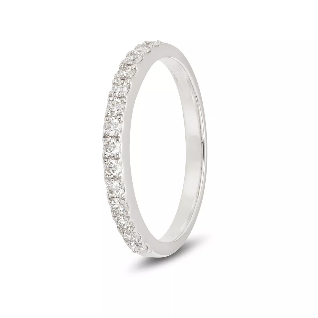 L' Atelier Gold 18 Karat by Manor - Ring, 54, Weissgold 3