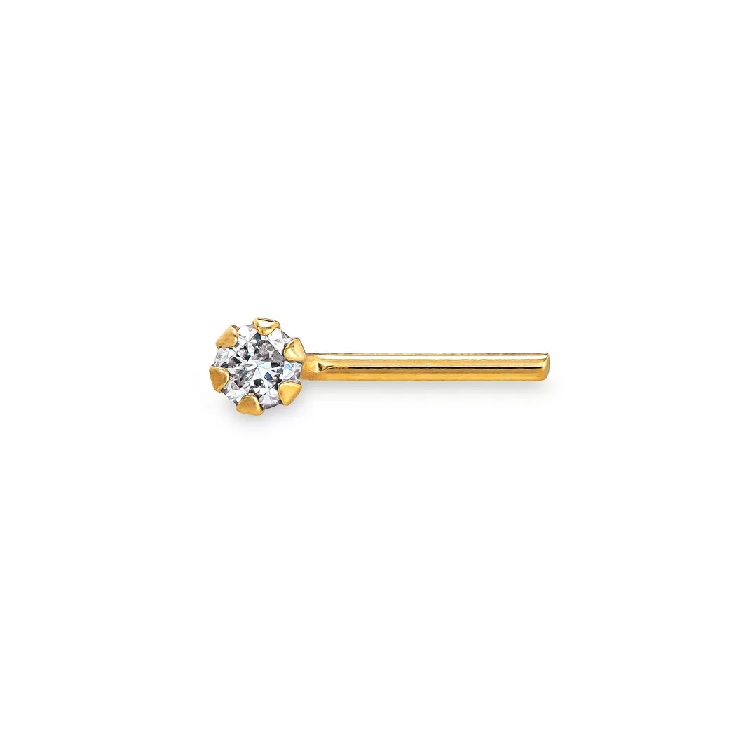 L' Atelier Gold 18 Karat by Manor - Nasenpiercing, One Size, Gelbgold 3