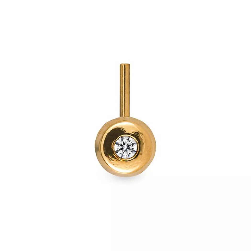 L' Atelier Gold 18 Karat by Manor - Nasenpiercing, One Size, Gelbgold