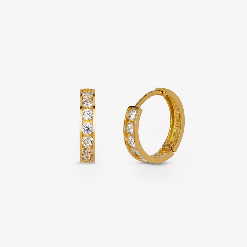 L' Atelier Gold 18 Karat by Manor - Creolen, One Size, Gelbgold 6