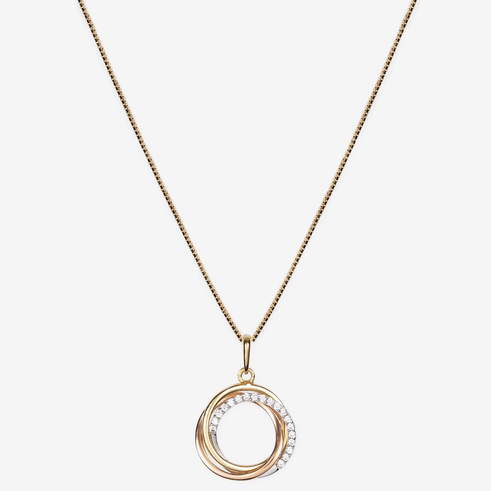 L' Atelier Gold 18 Karat by Manor  Collier avec pendentif 