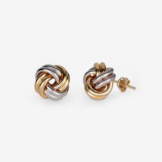 L' Atelier Gold 18 Karat by Manor  Orecchini a bottone 