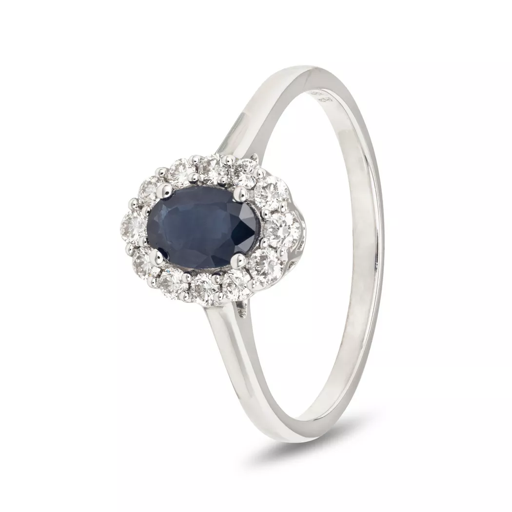 L' Atelier Gold 18 Karat by Manor - Ring, 56, Weissgold 8