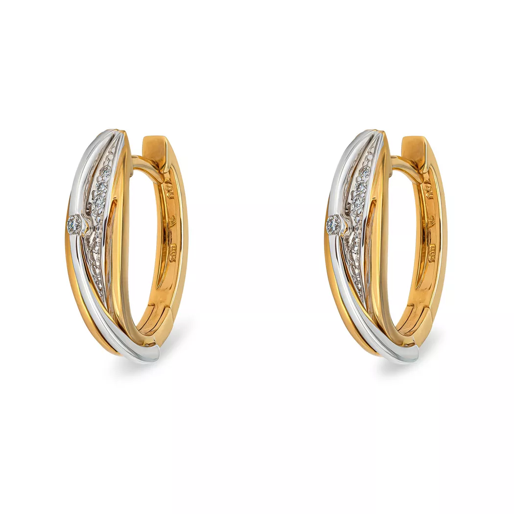 Sergio Ferris - Kreolen, One Size, Gelbgold