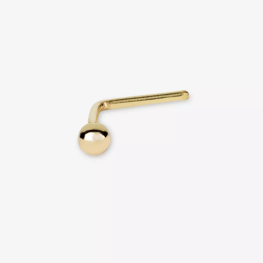 L' Atelier Gold 18 Karat by Manor - Nasenpiercing, Gelbgold 2