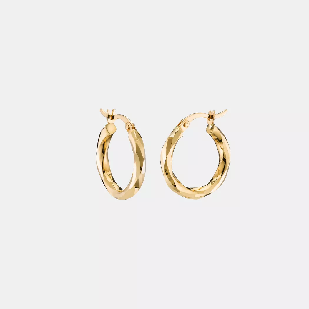 L' Atelier Gold 18 Karat by Manor - Ohrringe, One Size, Gelbgold 4